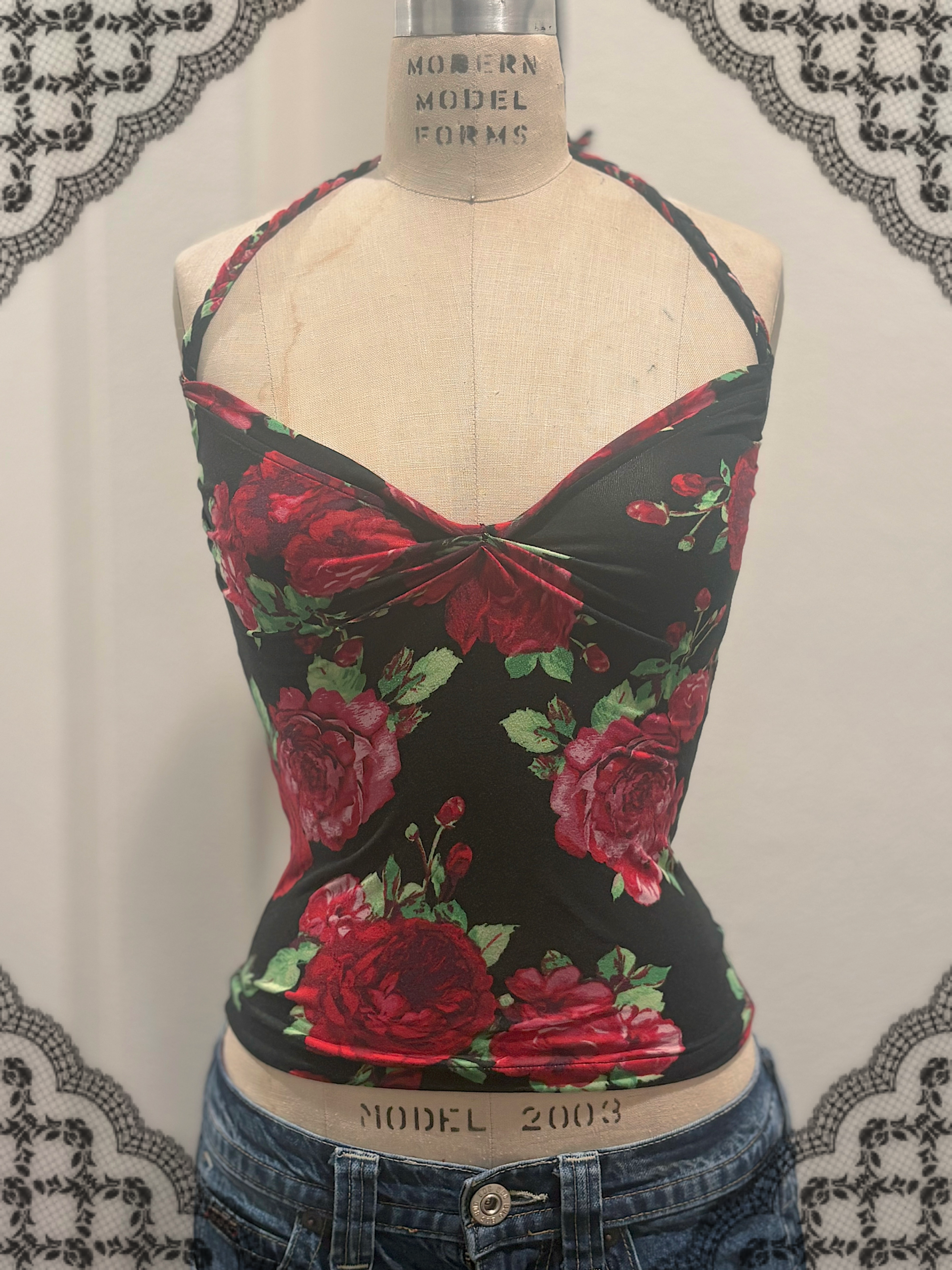Noir Rose Halter