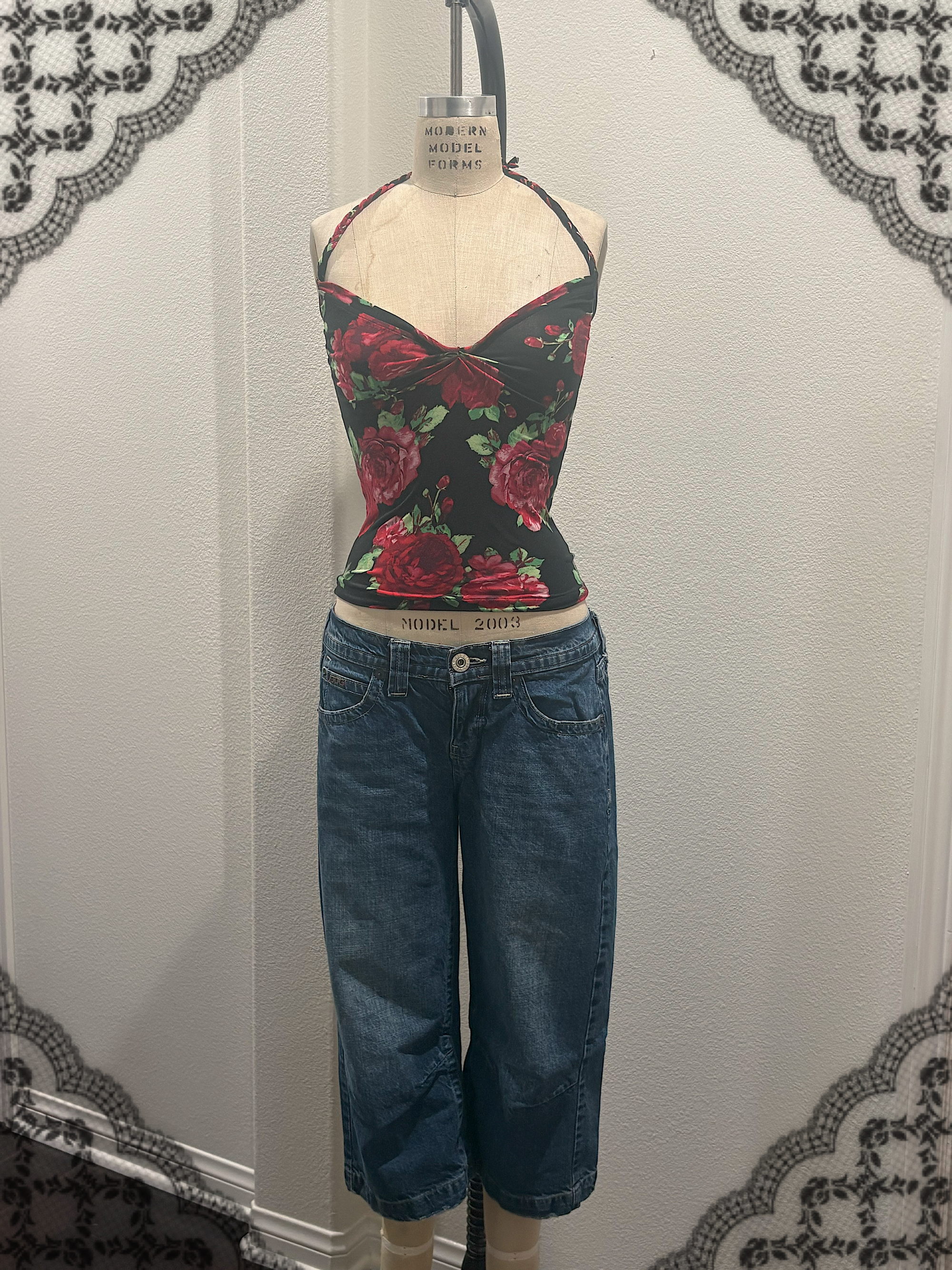Noir Rose Halter