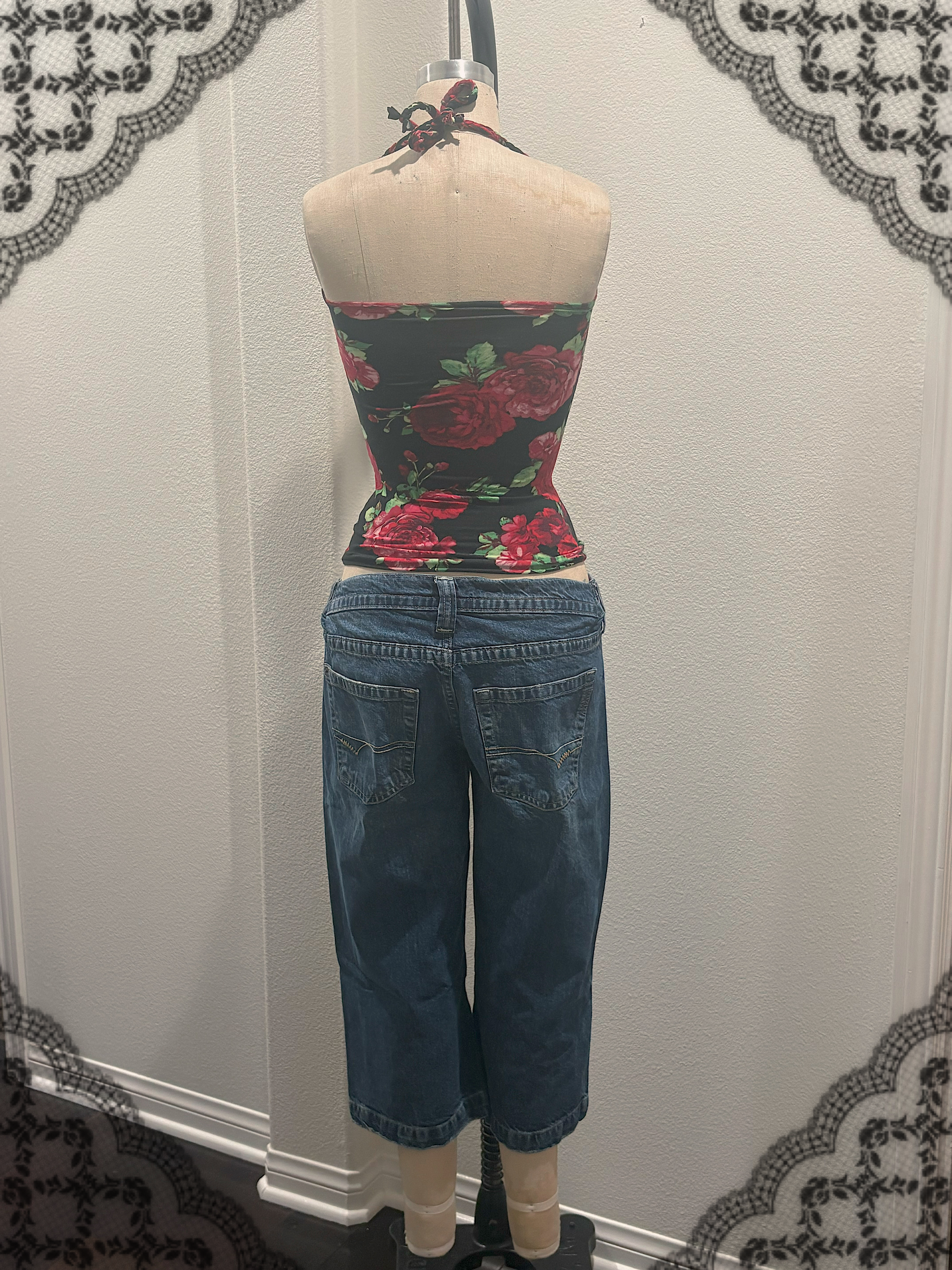 Noir Rose Halter