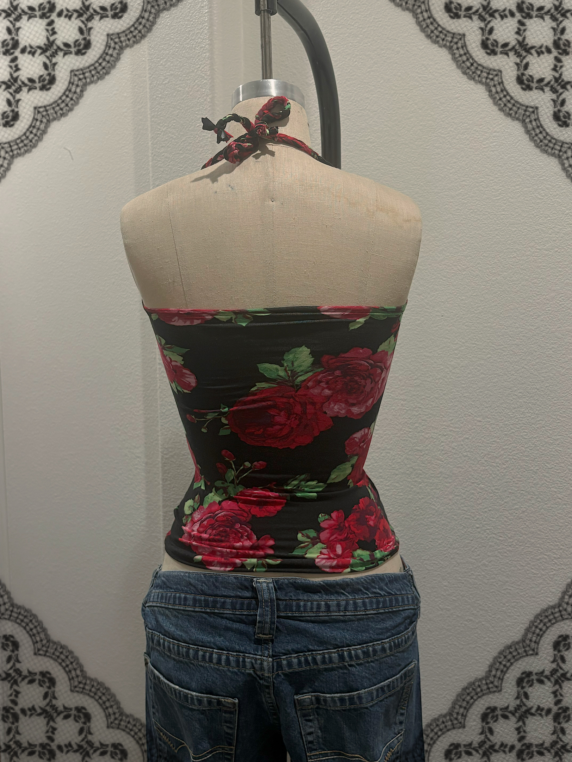 Noir Rose Halter